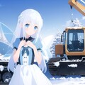 雪まつりの終わりと妖精さん 4枚目