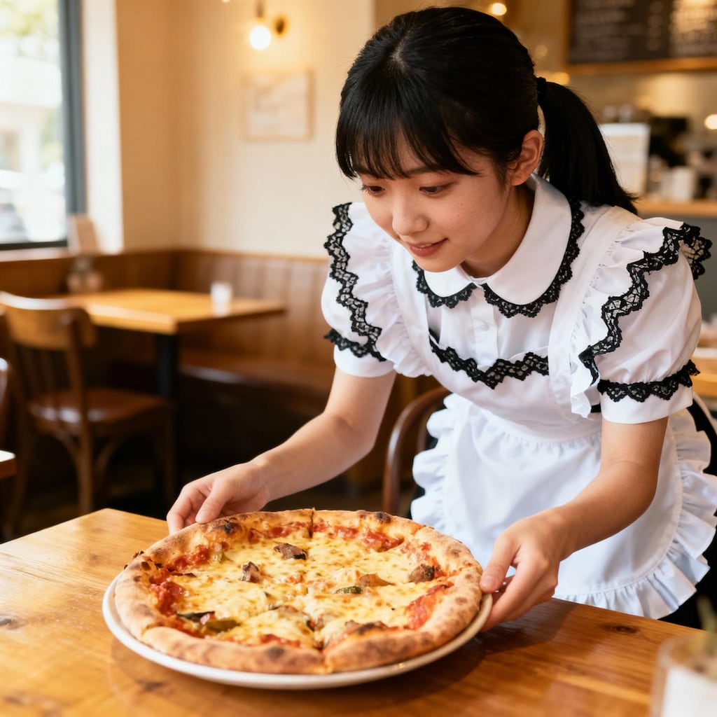 ピザ屋のメイド