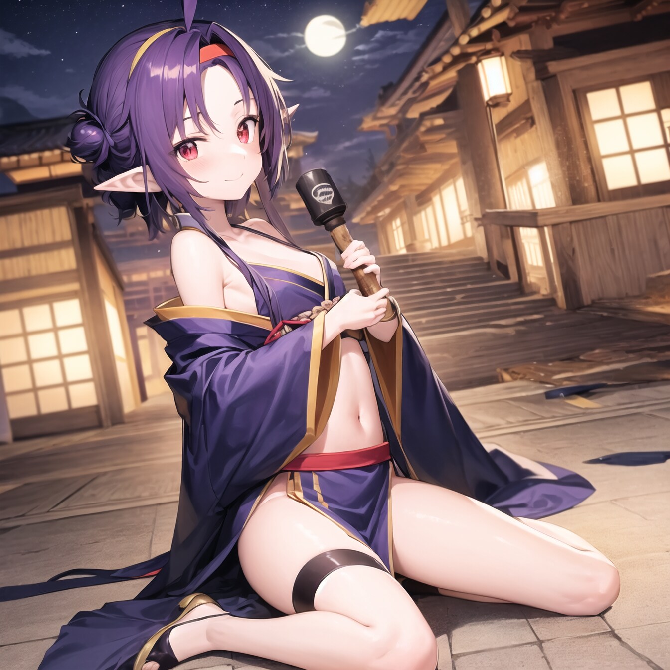 柄付手榴弾とユウキ風キャラ