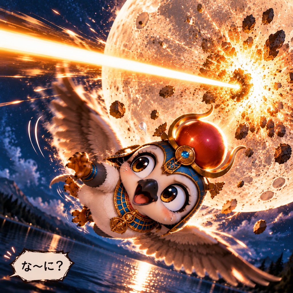 ソロキャンプだねメジェド様