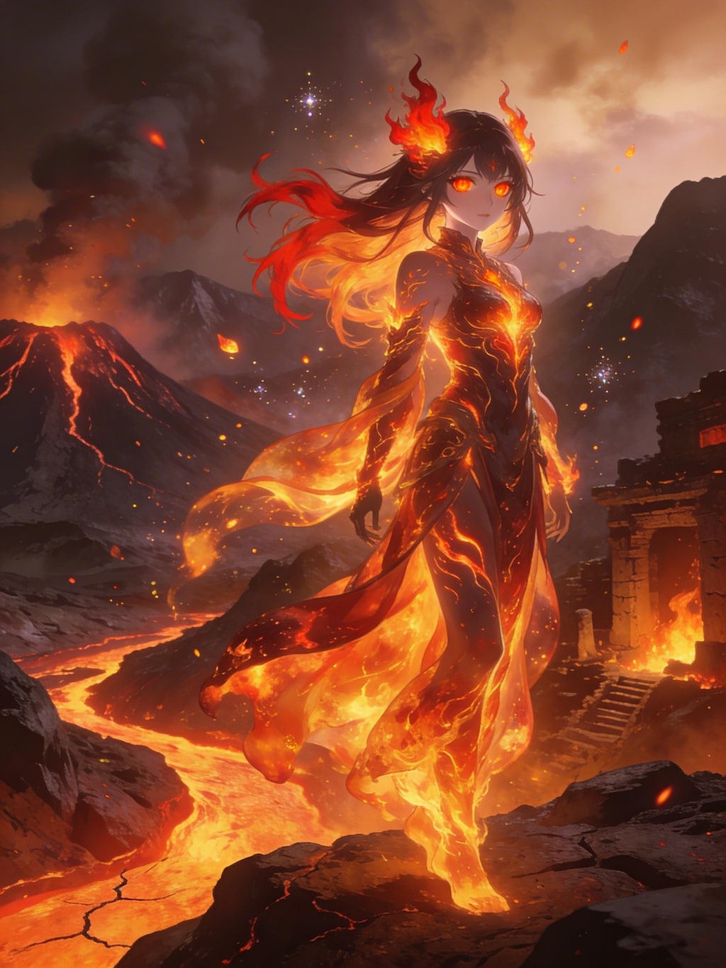 火の精霊 サラマンダー