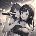 黒づくめさんライブリハーサル ⑦ (漫画風) 12枚目