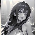 黒づくめさんライブリハーサル ⑦ (漫画風) 3枚目