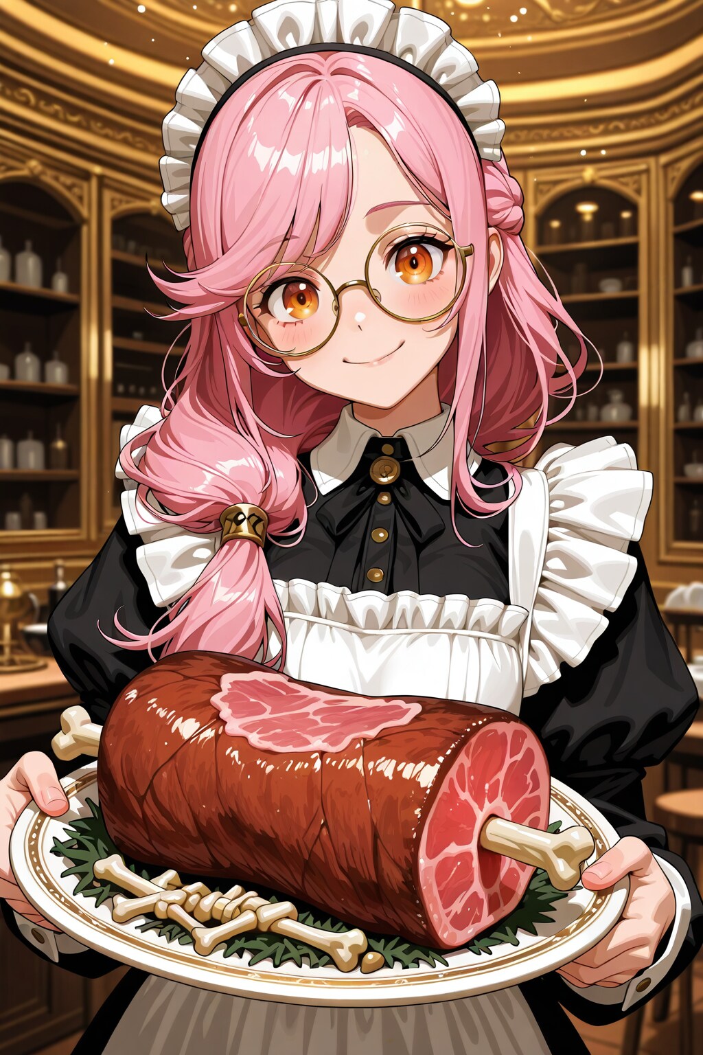 骨付きお肉を召し上がれ | の人気AIイラスト・グラビア