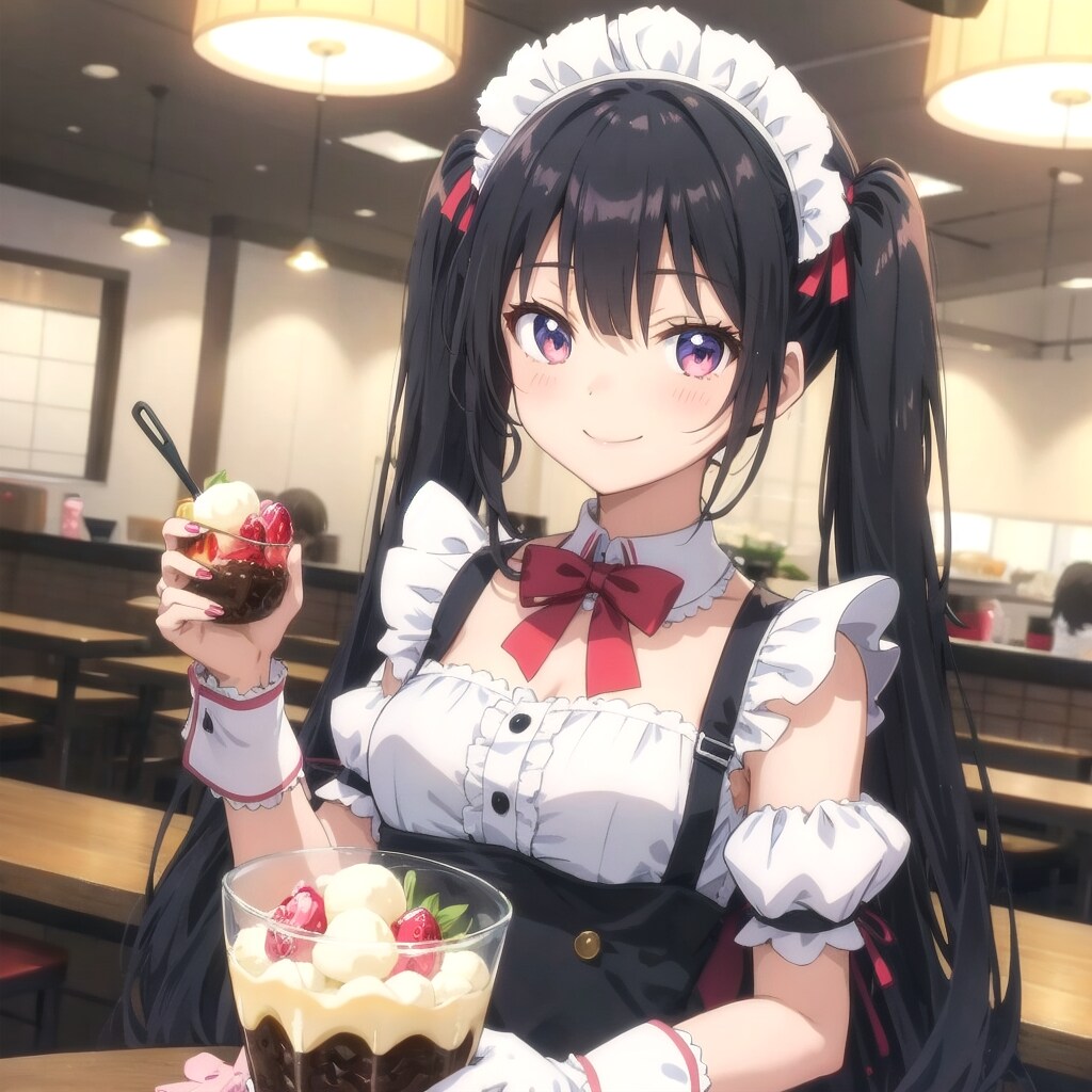 笑顔の配膳 | の人気AIイラスト・グラビア