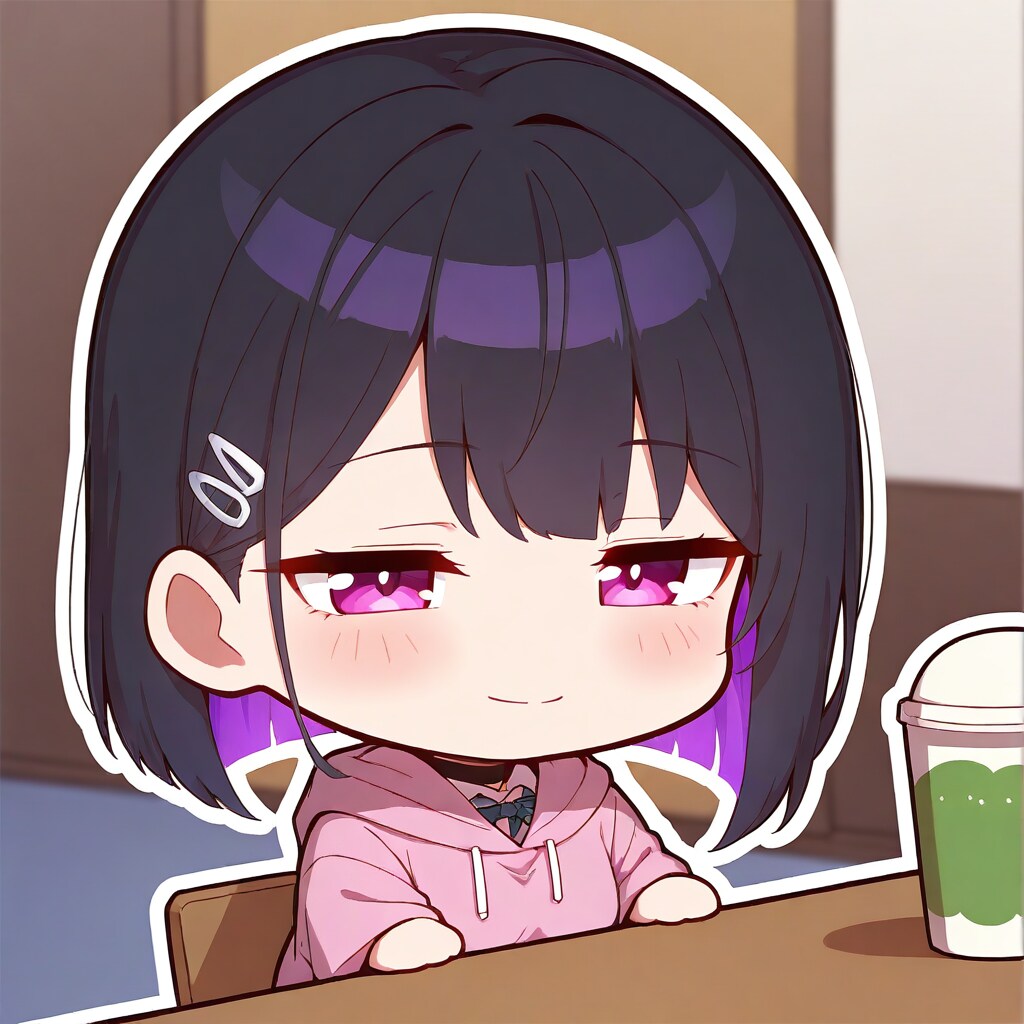 ジト目のちびキャラ