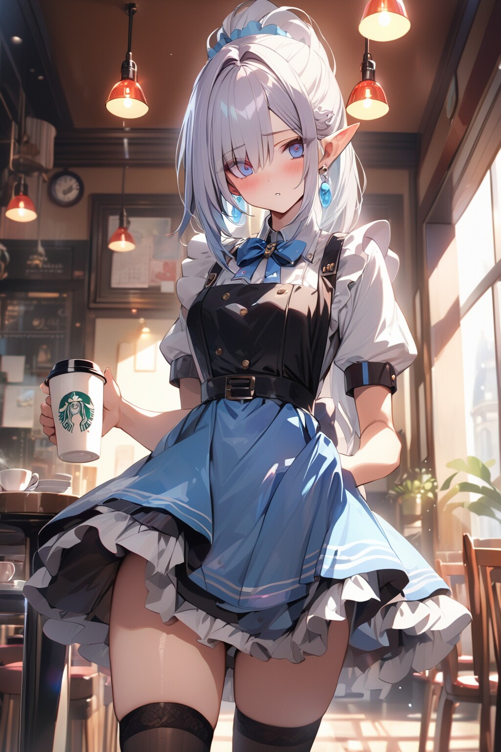 お待たせしました・・・、コーヒーです。
