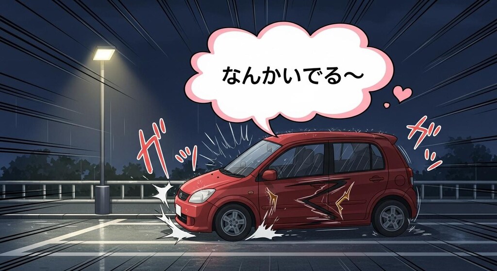 今日は車に喋らせてみた