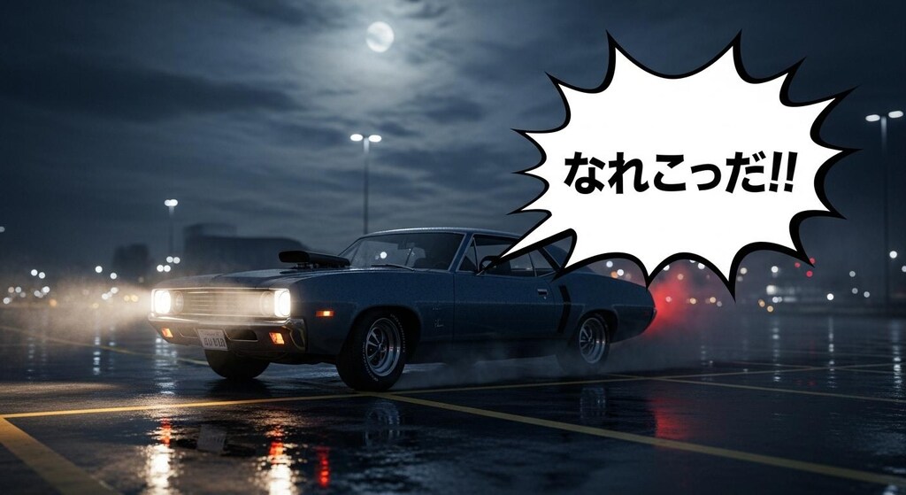 今日は車に喋らせてみた