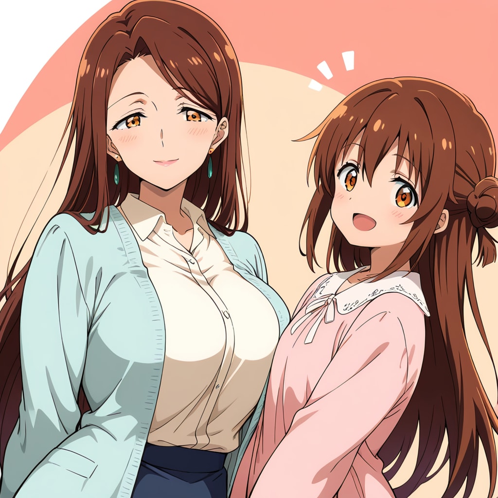 美人親子 | の人気AIイラスト・グラビア