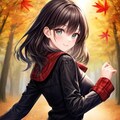 紅葉と美少女たち 12枚目
