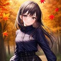 紅葉と美少女たち 7枚目