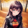 紅葉と美少女たち 6枚目