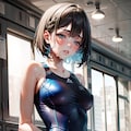 競泳水着少女 3枚目