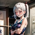 競泳水着少女 2枚目