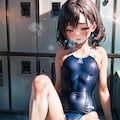 競泳水着少女 4枚目