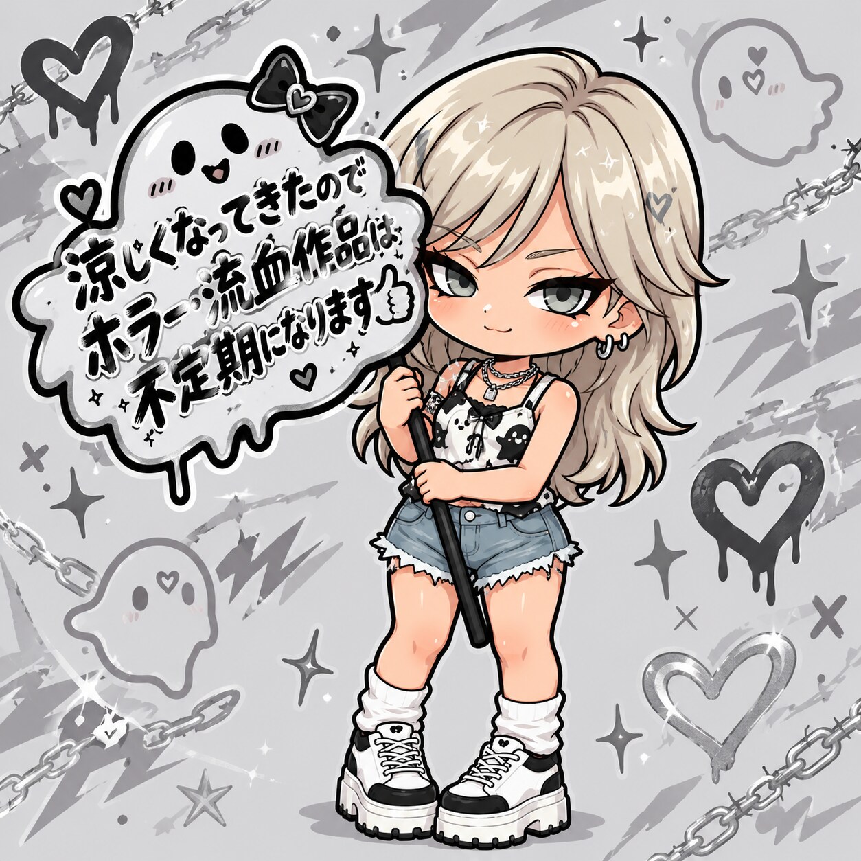 10/2 お知らせ👻（ゆな） | の人気AIイラスト・グラビア