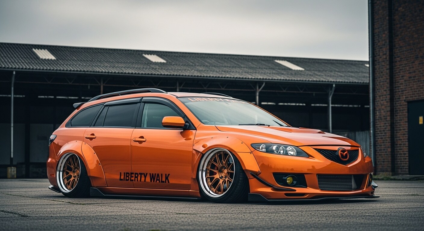 リバティーウォークアテンザワゴン | の人気AIイラスト・グラビア