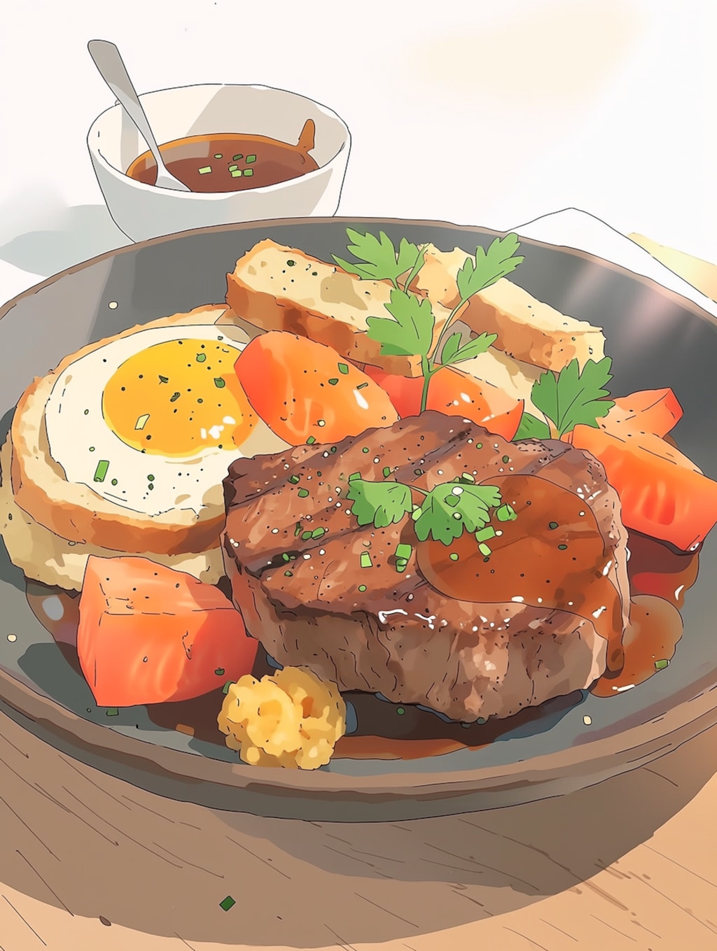 見てはいけない、腹が減る。