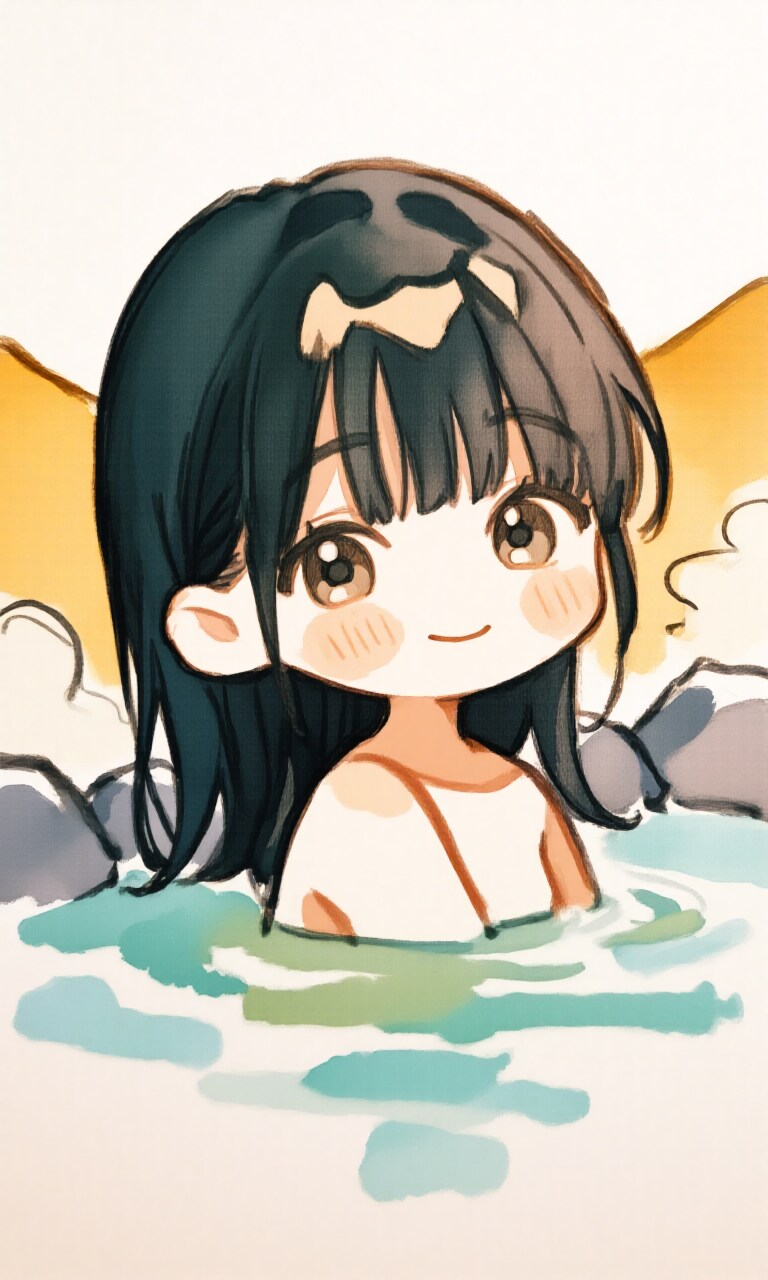 露天風呂、自転車で１０分