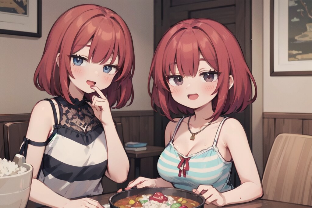 「娘ちゃんが作ったカレー、食べれるわよね？」