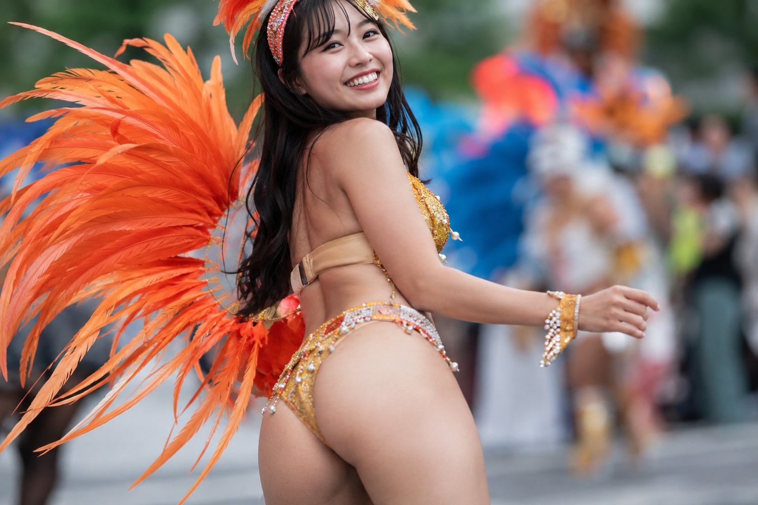 サンバ尻お姉さん