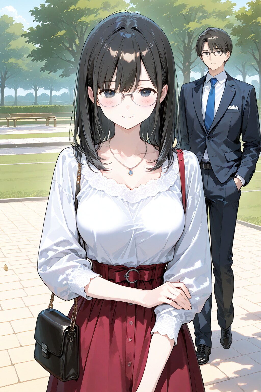 眼鏡男女