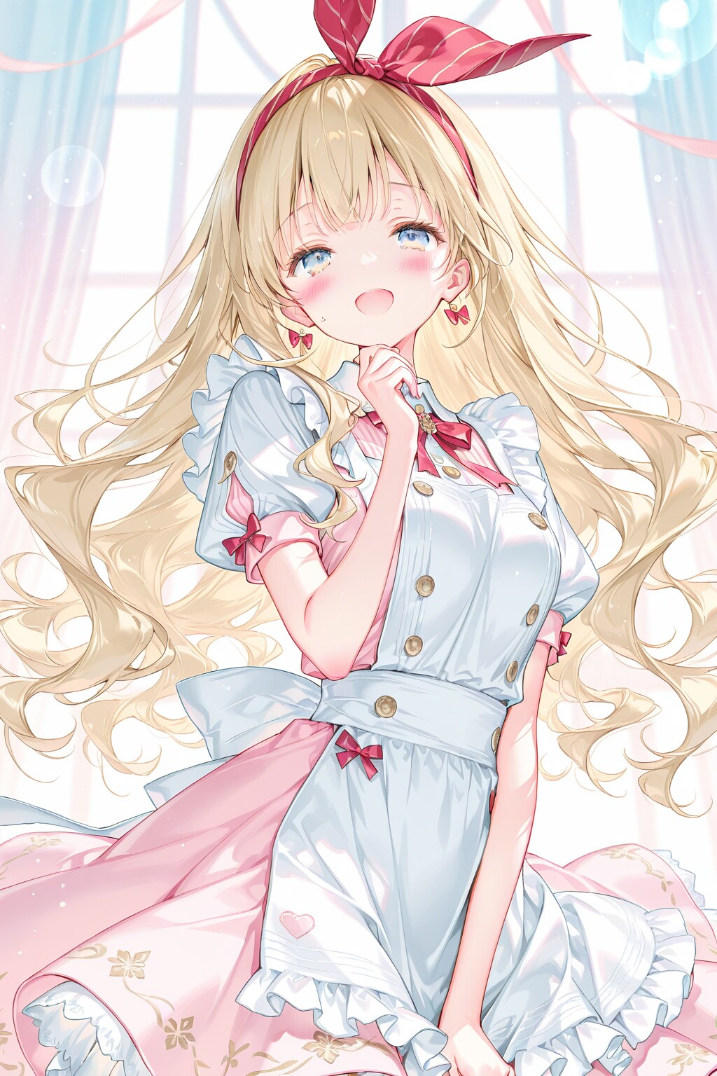 Shiny wavy Blond Hair🎀