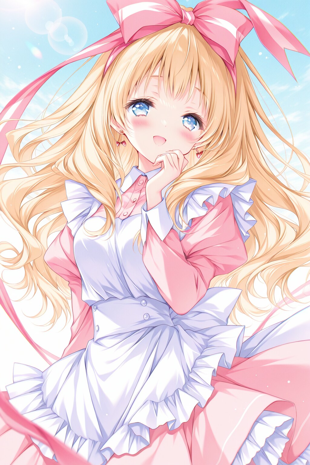 Shiny wavy Blond Hair🎀