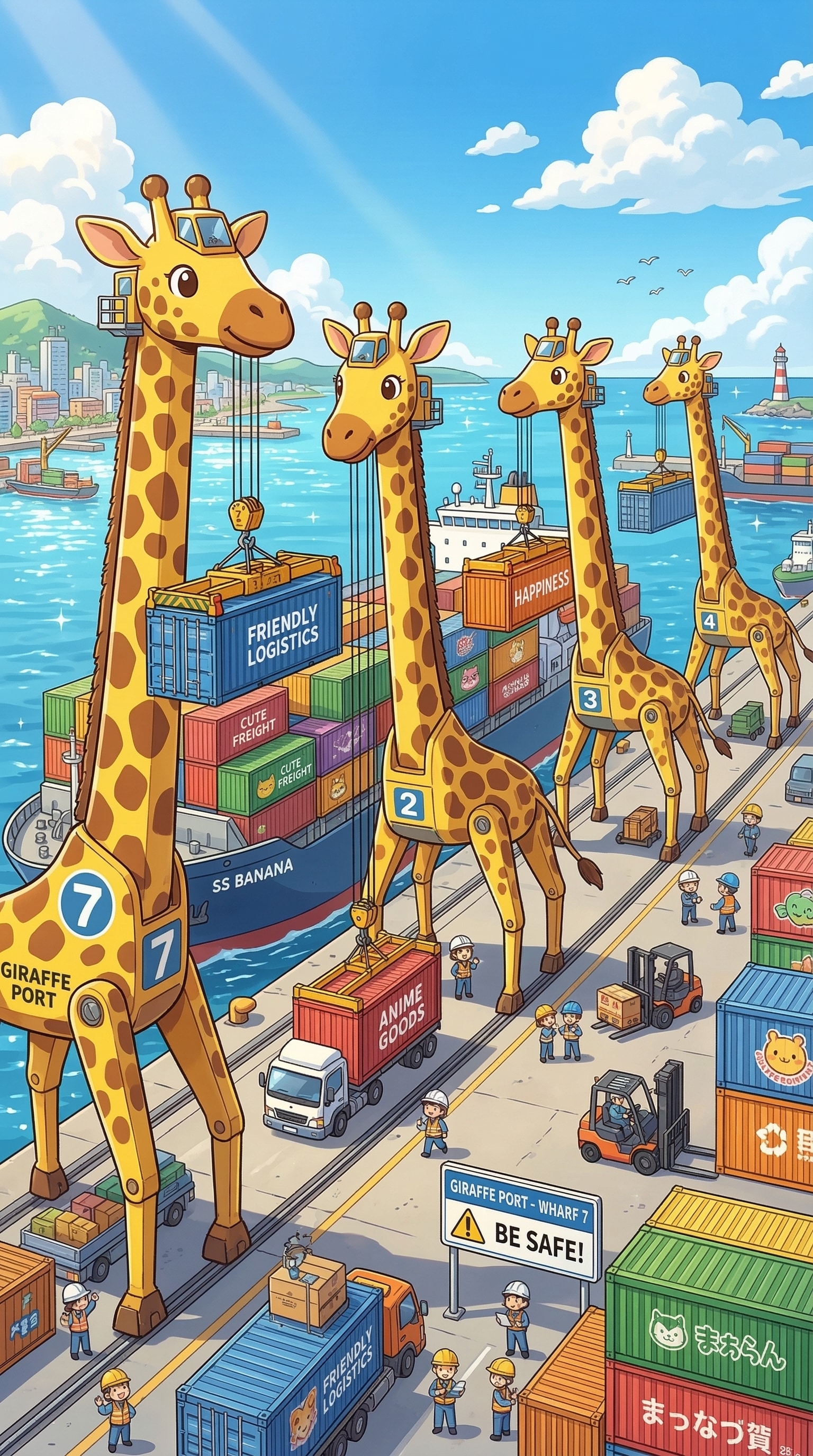 ガントリークレーン | の人気AIイラスト・グラビア