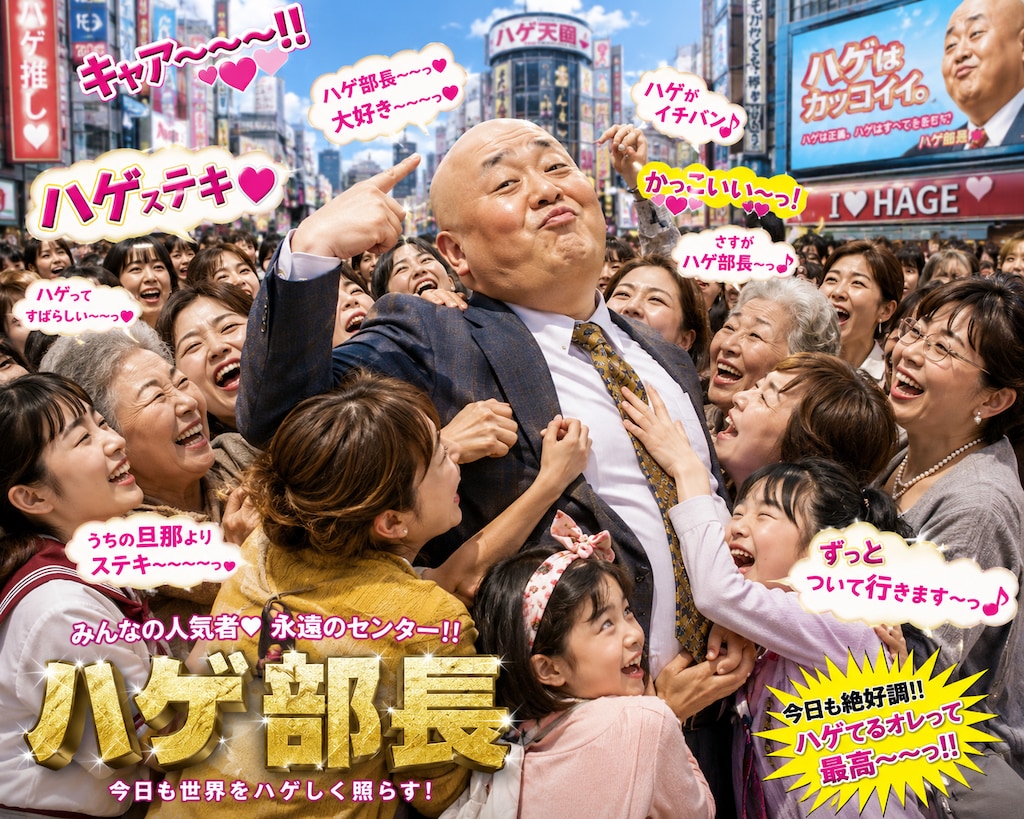 ハゲがモテモテの世界
