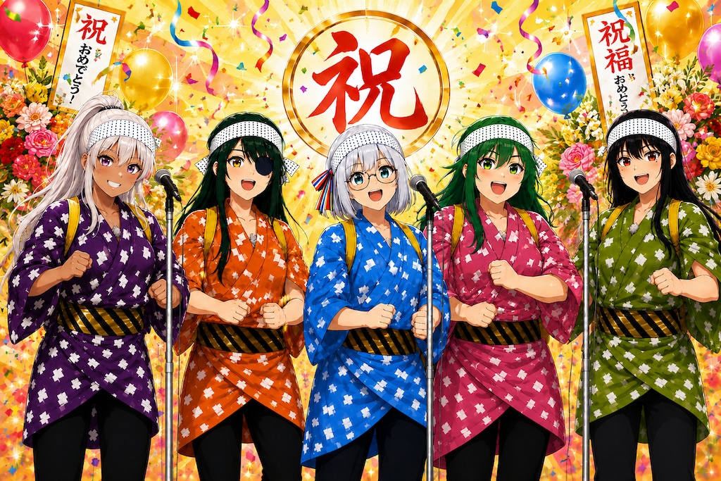 8時だョ!おめでとうございまッス!