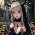 修道服の悪魔少女 3枚目