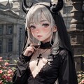 修道服の悪魔少女 4枚目
