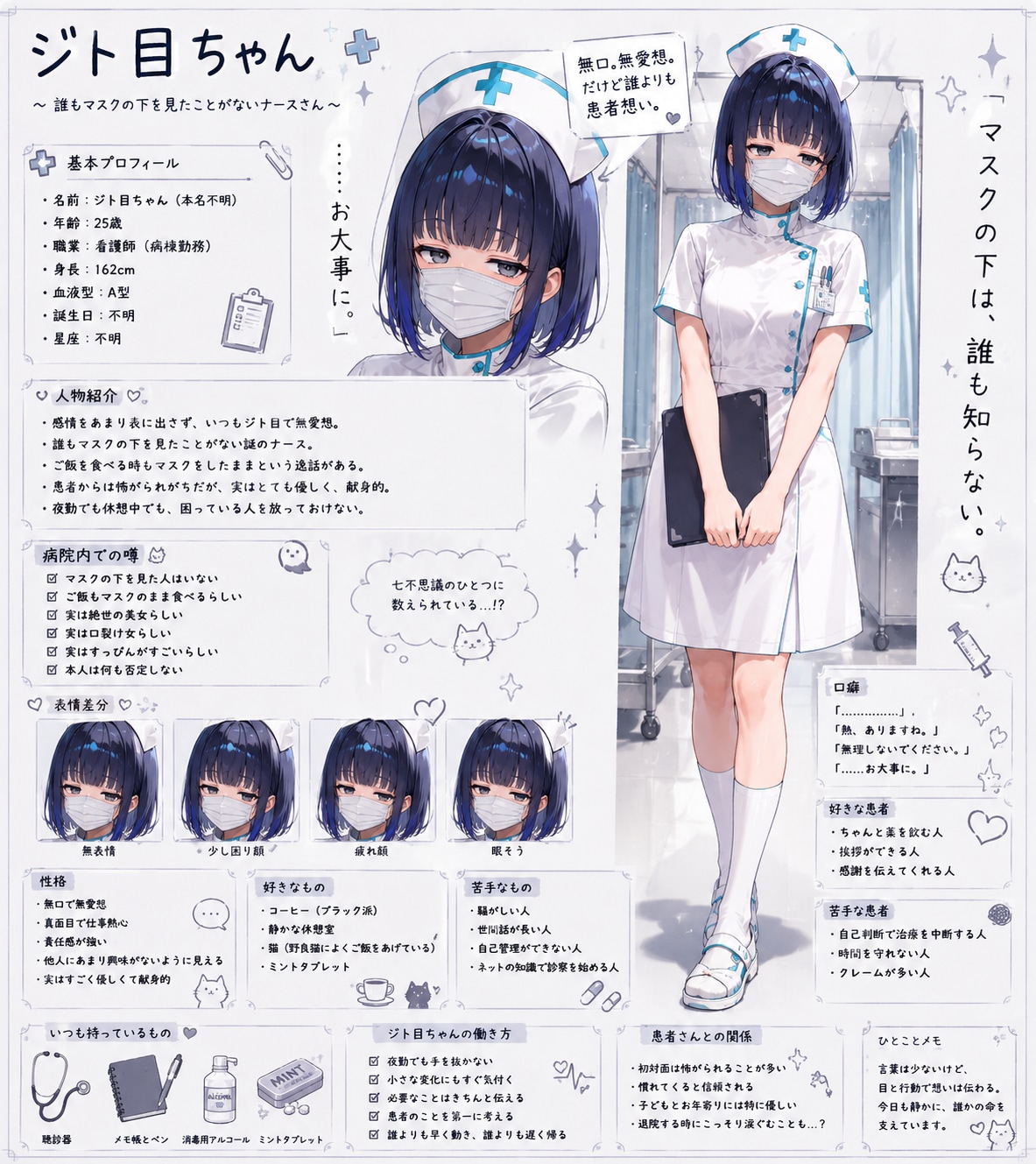 うちの子説明（別世界version）ジト目ちゃん