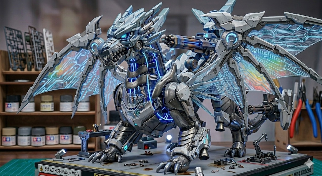 五聖獣復活編　メカ青龍　アクリルドールフィギュア