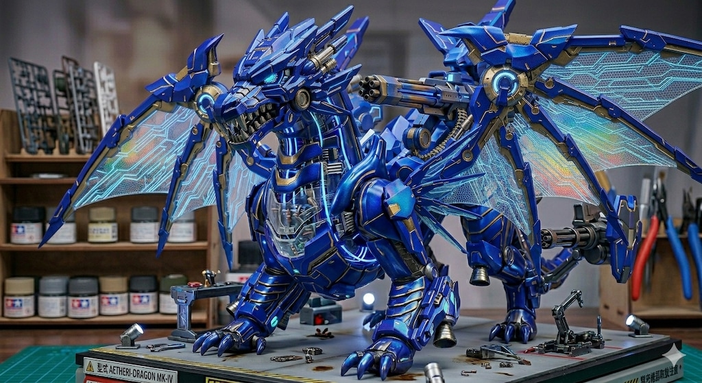 五聖獣復活編　メカ青龍　アクリルドールフィギュア