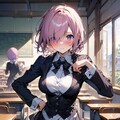 先輩、ちょっと恥ずかしいです【FGO・マシュ】 6枚目
