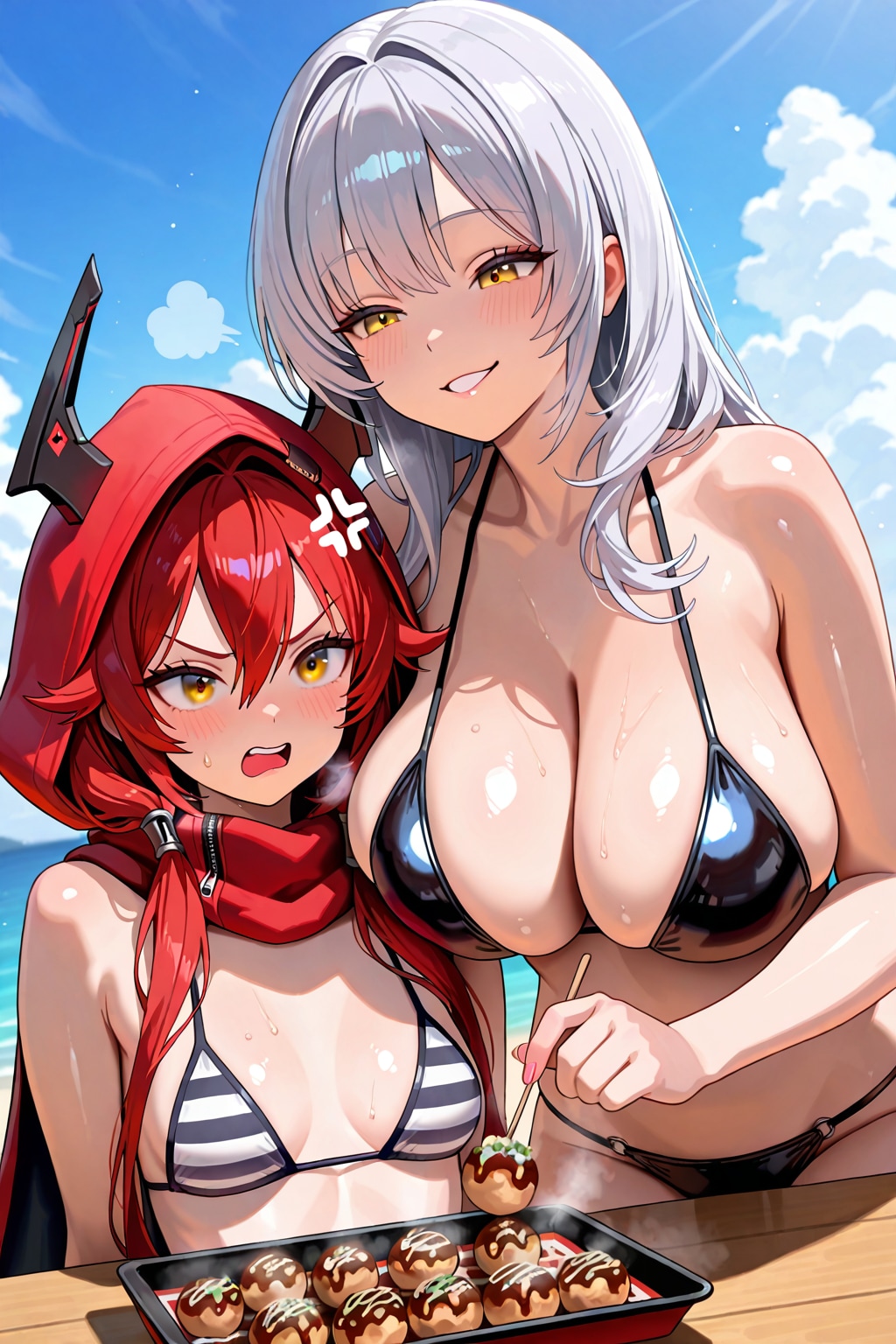 大人スノーと子供レッフー