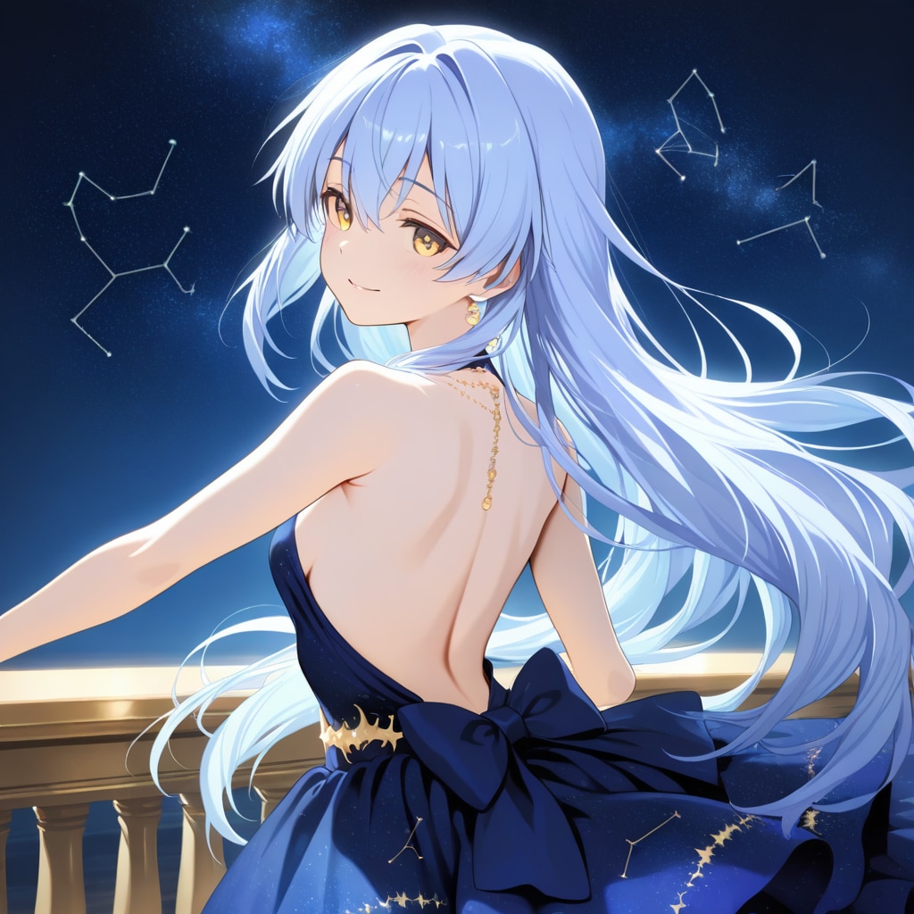 水色髪の女の子 | の人気AIイラスト・グラビア