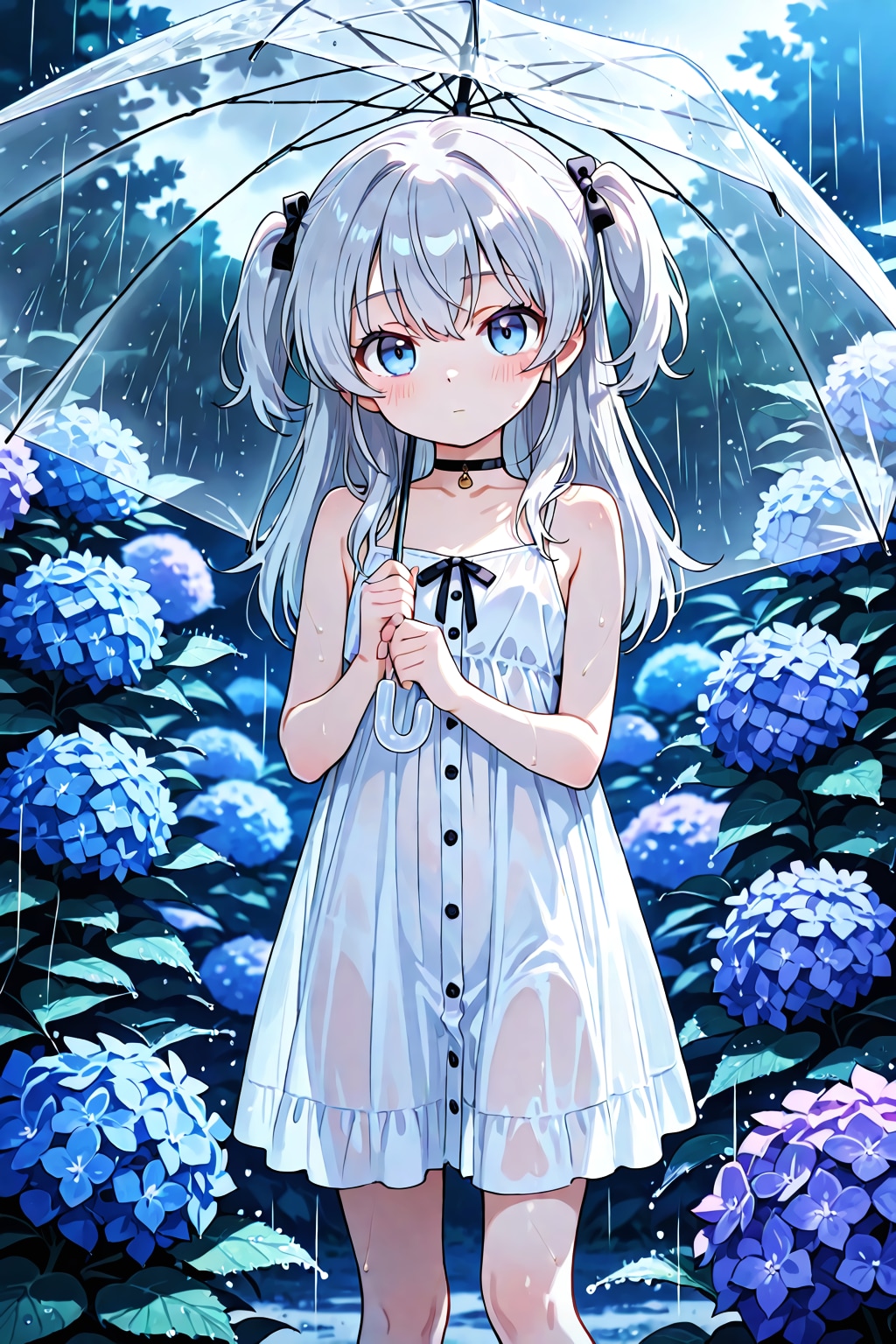 雨と幽霊