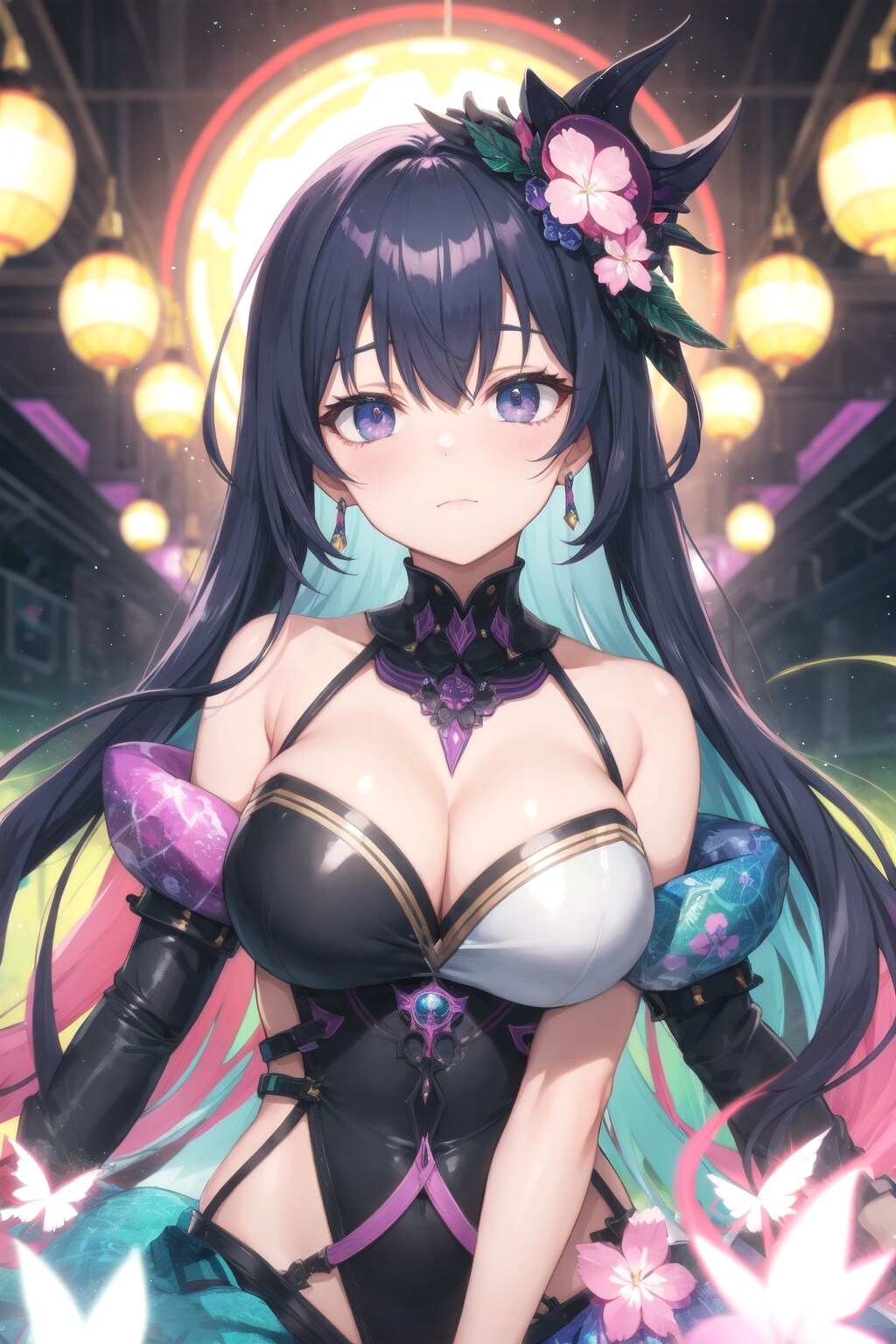 カラフルな少女