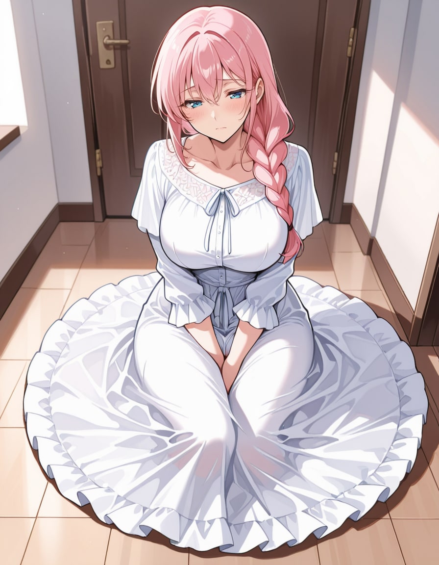 スカートコキをするふたなり