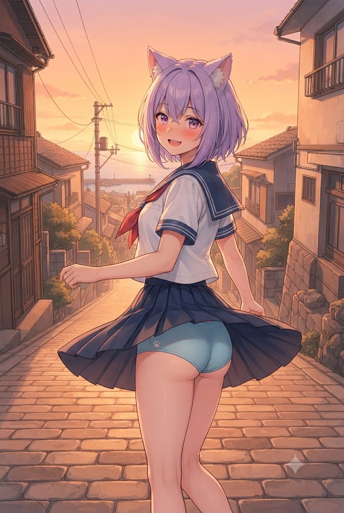 パンチラで振り向いたシスはが放つ一言