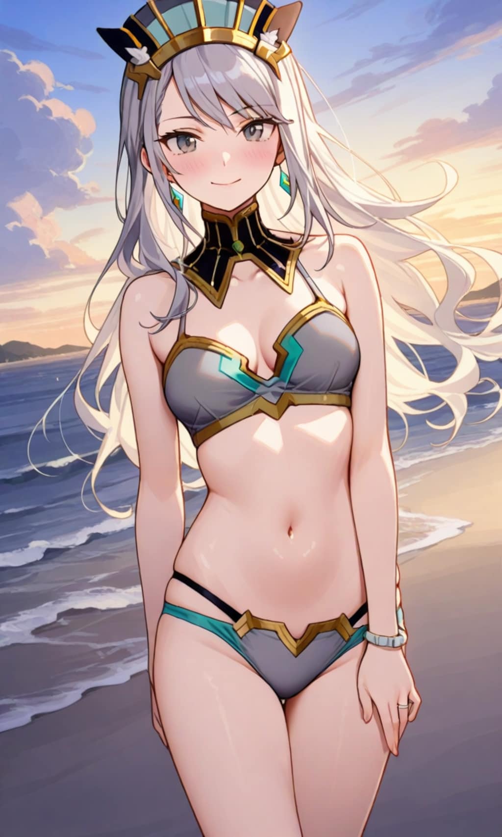 グレービキニのブルーローズさん