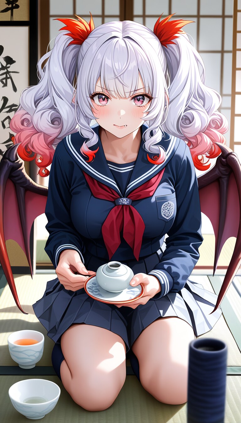 お顔が怒ってる
