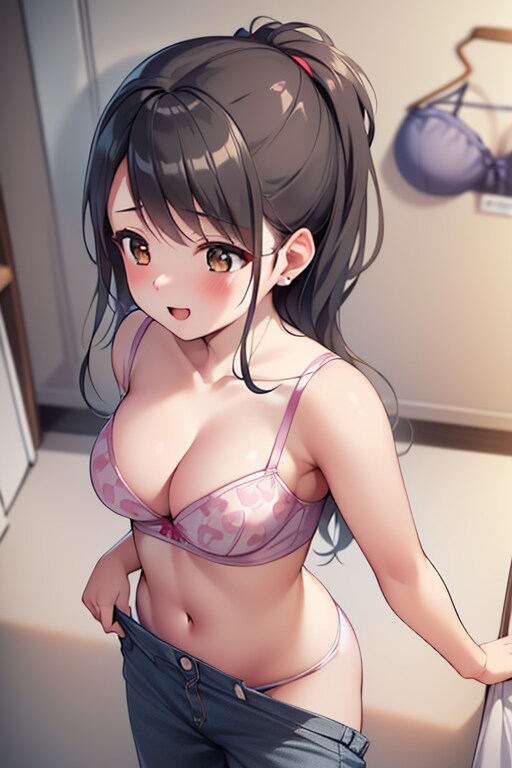 試着室にて