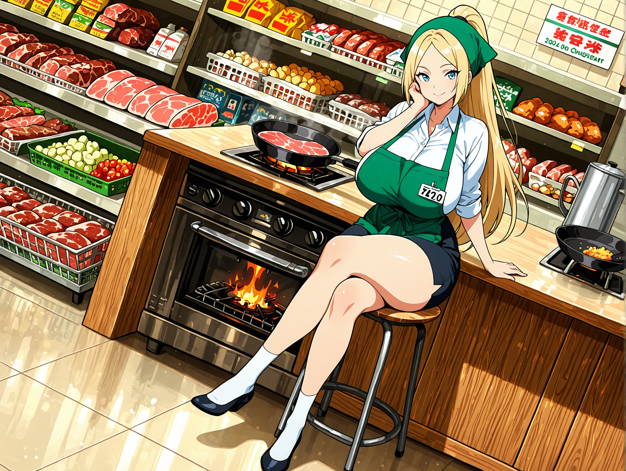 試食コーナー | の人気AIイラスト・グラビア