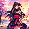 思い出の桜並木の下にいる、うちの子…(4枚)その1 4枚目