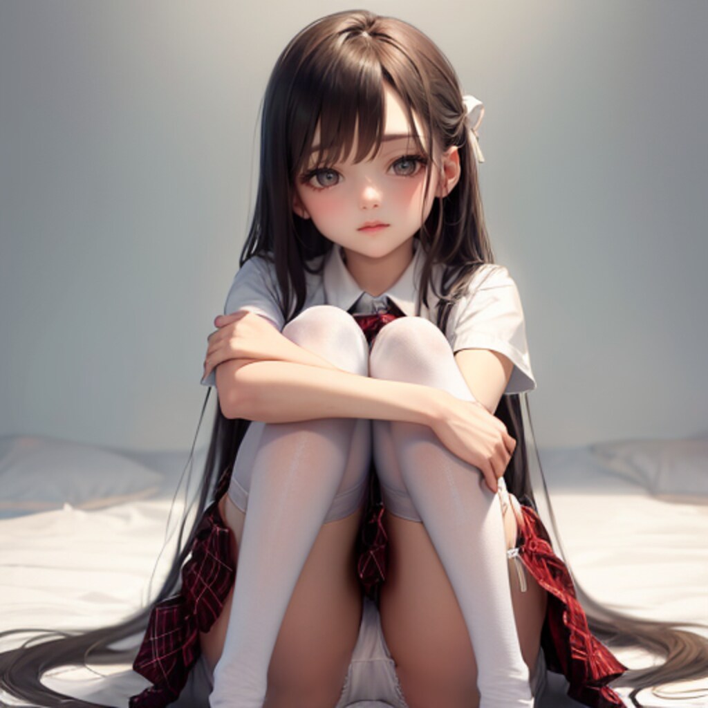 赤チェックのスカートってすっごいえちちよね♪